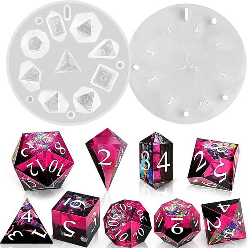 DIY DND Sharp Edge Dice Silico - Resin Art Mold incelemesi ve fiyatı