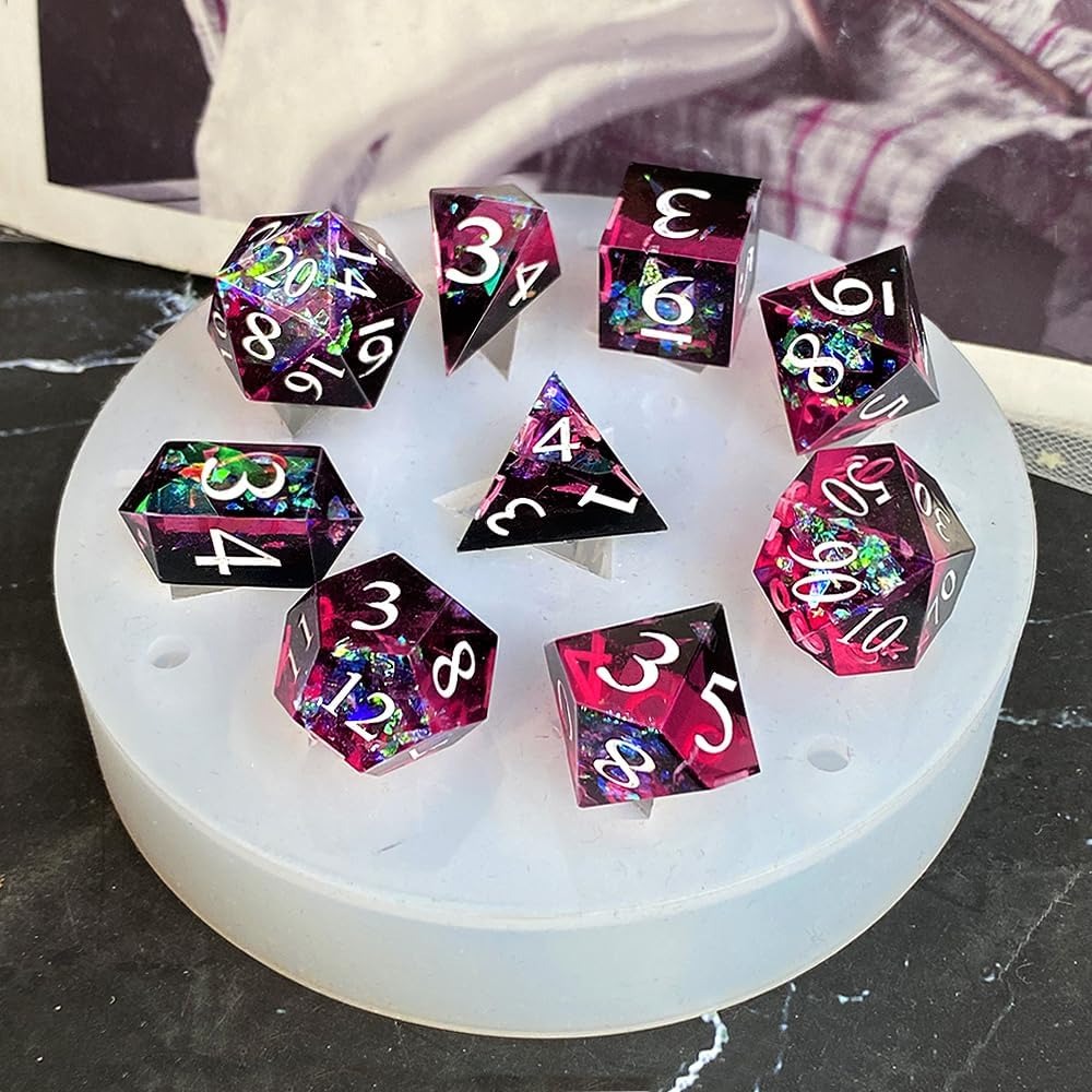 DIY DND Sharp Edge Dice Silico - Resin Art Mold incelemesi ve fiyatı