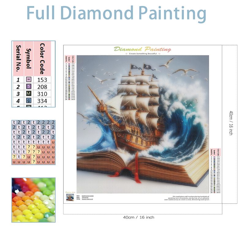 SDOYUNO Diy Diamond Mosaic Boo - Resin Art Guide Book incelemesi ve fiyatı