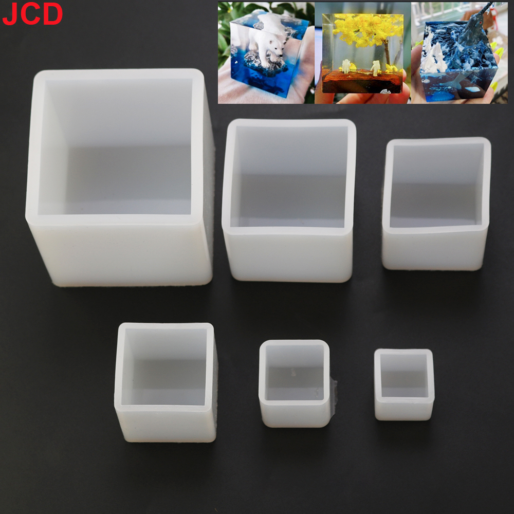 JCD 1pcs DIY Silicone Pendant  - Resin Art Cube incelemesi ve fiyatı