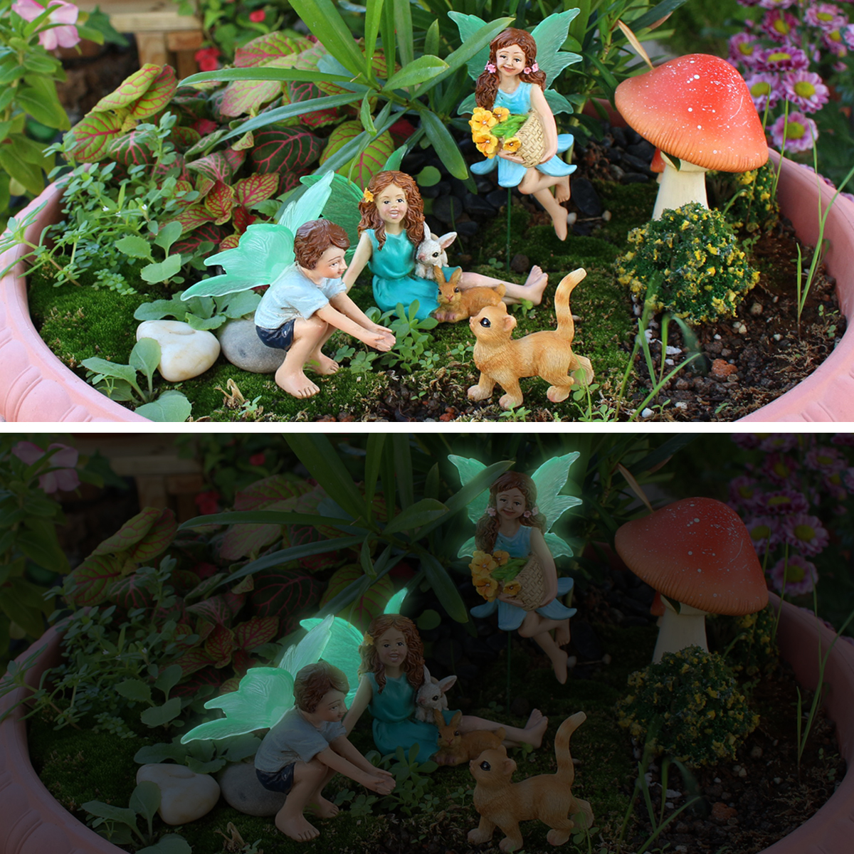 4pc Flower Fairy and Animal Pa - Resin Art Flowers incelemesi ve fiyatı