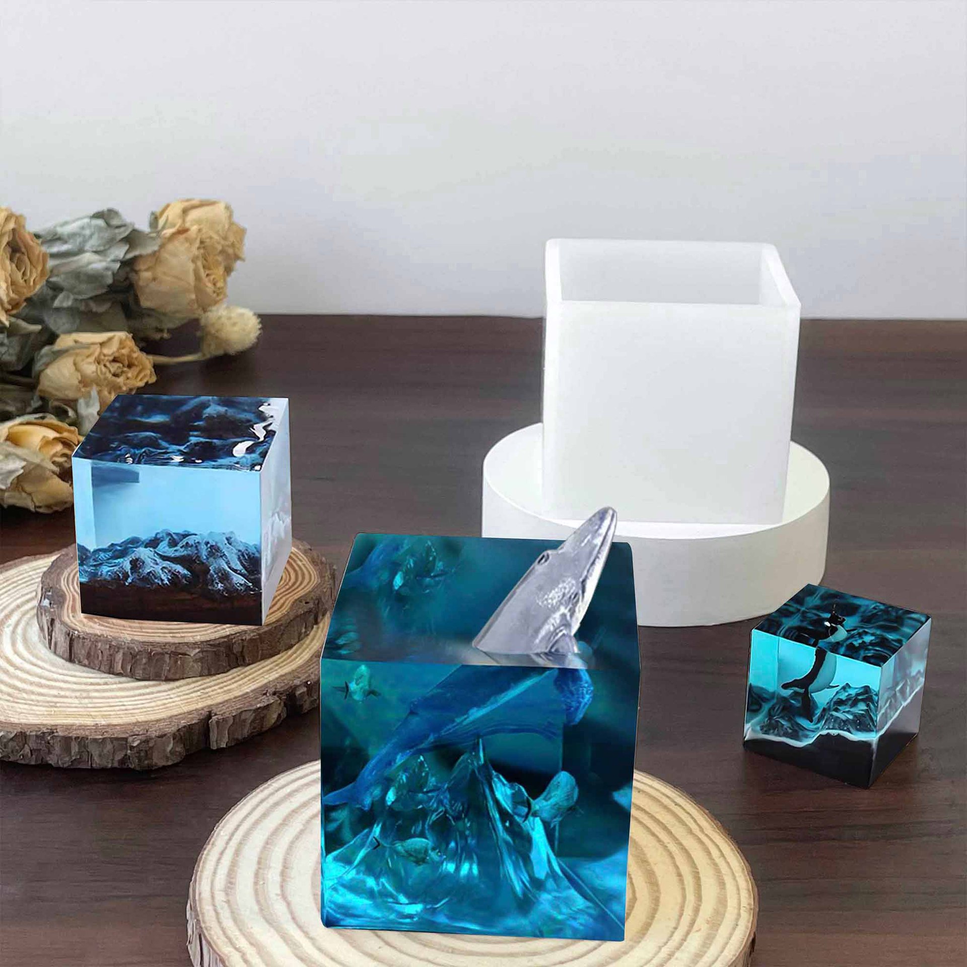 Cube Resin Mold, Clear Silicon - Resin Art Cube incelemesi ve fiyatı