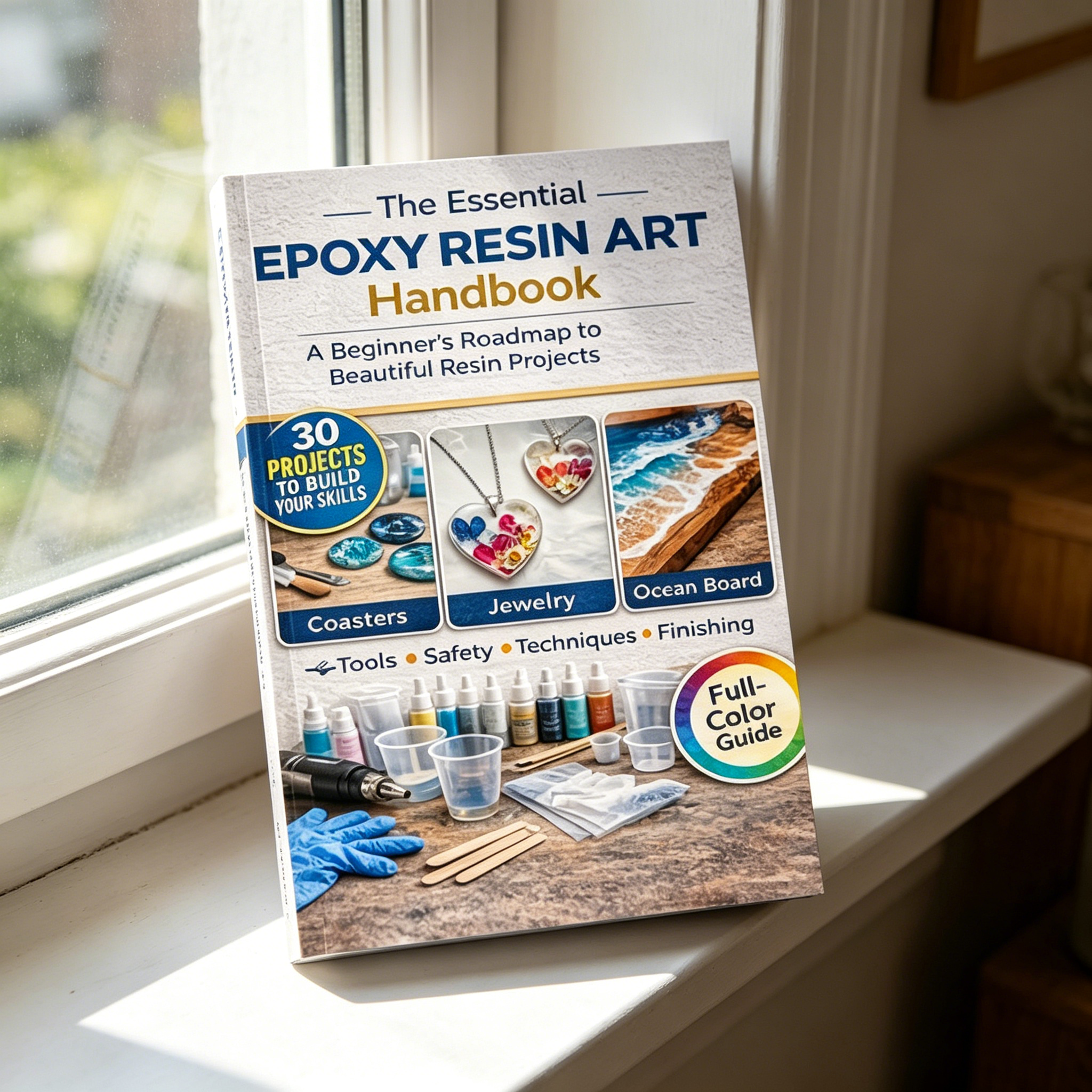Epoxy Resin Art Book Guide for - Resin Art Guide Book incelemesi ve fiyatı