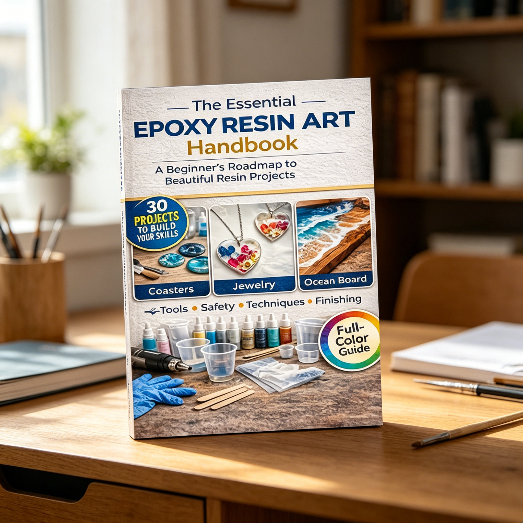 Epoxy Resin Art Book Guide for - Resin Art Guide Book incelemesi ve fiyatı