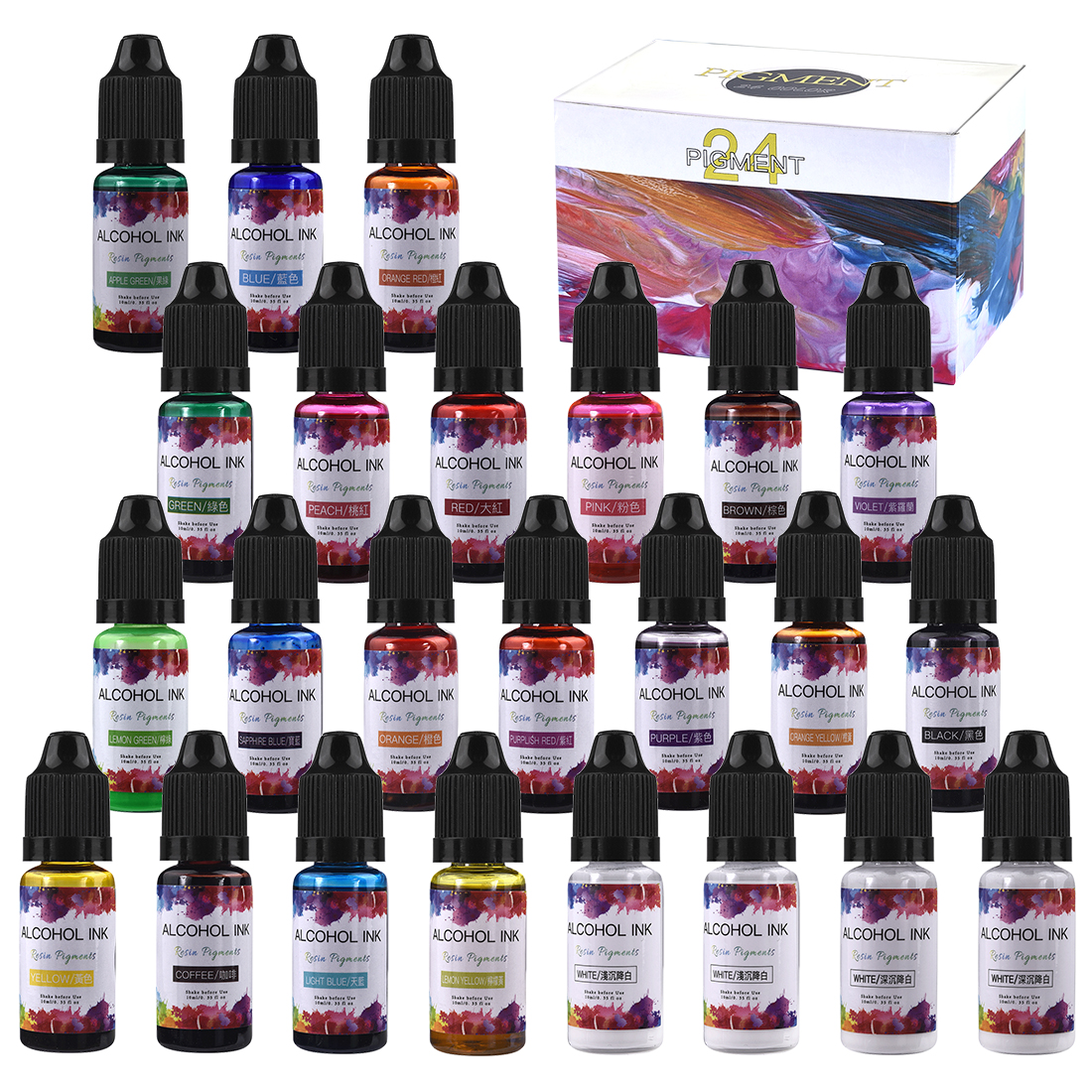 10ML Art Ink Alcohol Resin Pig - Resin Pigment Alcohol Ink incelemesi ve fiyatı