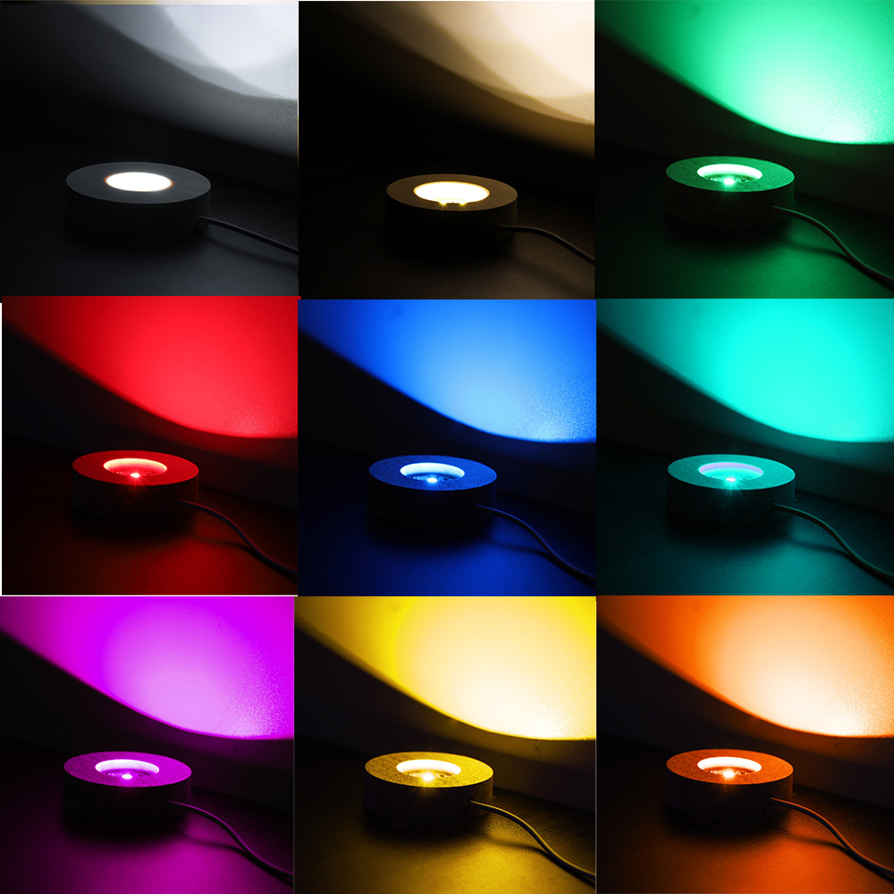 Resin Art Display Round Wood C - Resin Art Light incelemesi ve fiyatı