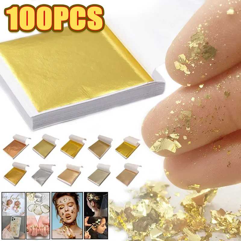 100Pcs Imitation Gold Foil She - Resin Art Anniversary Gift incelemesi ve fiyatı