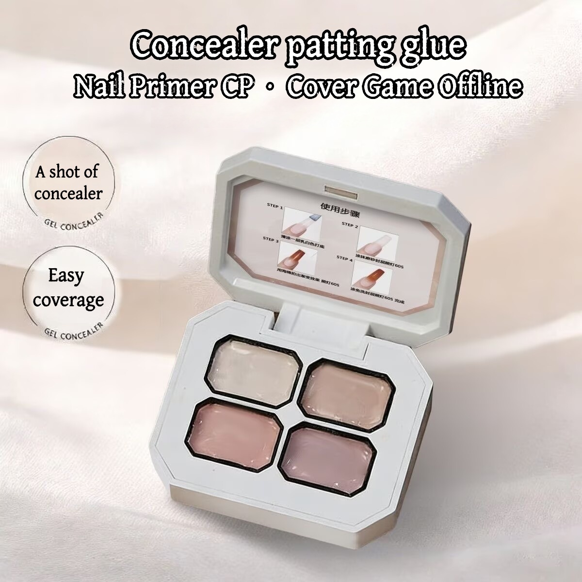 4 Colors concealer polular nud - Resin Art Gel incelemesi ve fiyatı