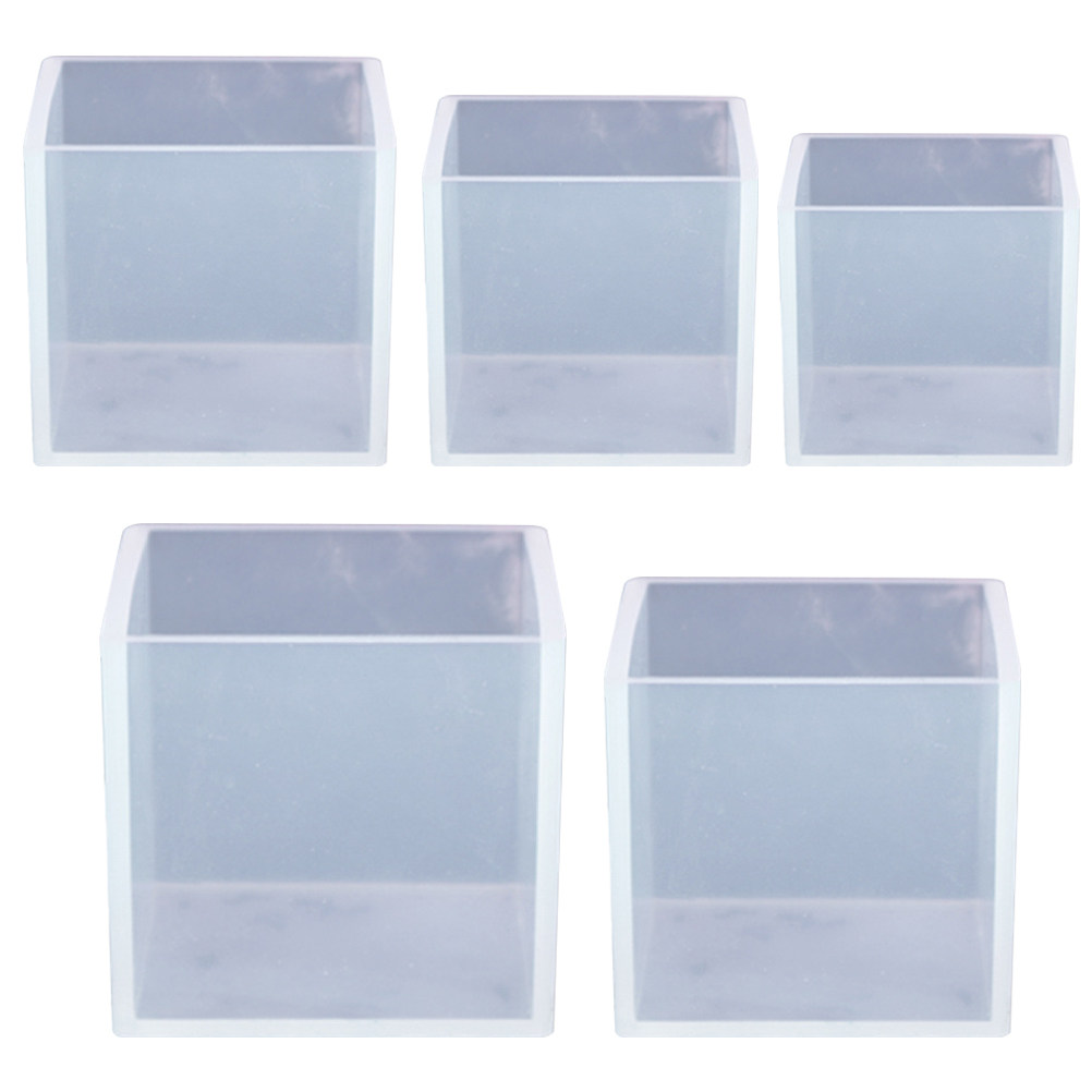 5Pcs DIY Cube Mold Silicone Sq - Resin Art Cube incelemesi ve fiyatı