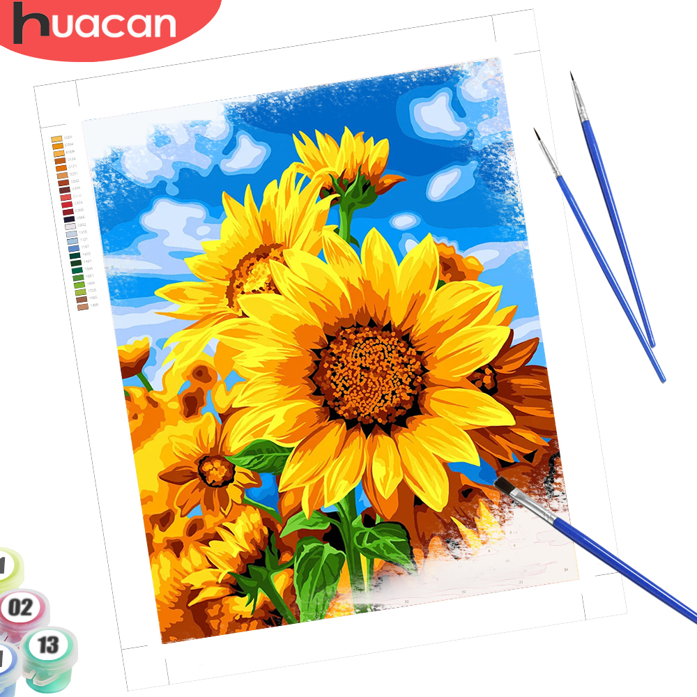 HUACAN Diy Oil Painting By Num - Resin Art On Canvas incelemesi ve fiyatı