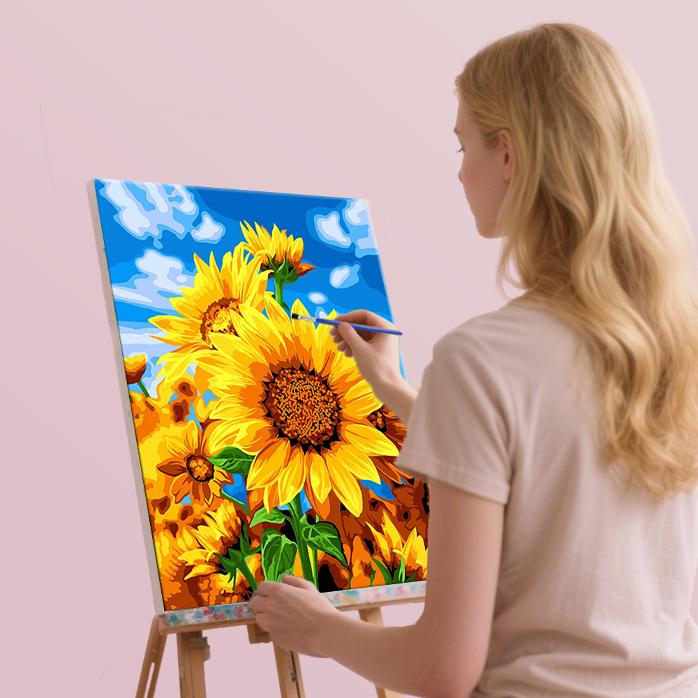 HUACAN Diy Oil Painting By Num - Resin Art On Canvas incelemesi ve fiyatı