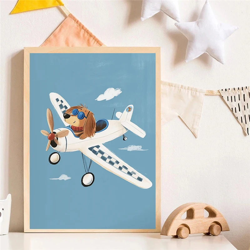 Dog Airplane Lion in Car Anima - Resin Art On Canvas incelemesi ve fiyatı