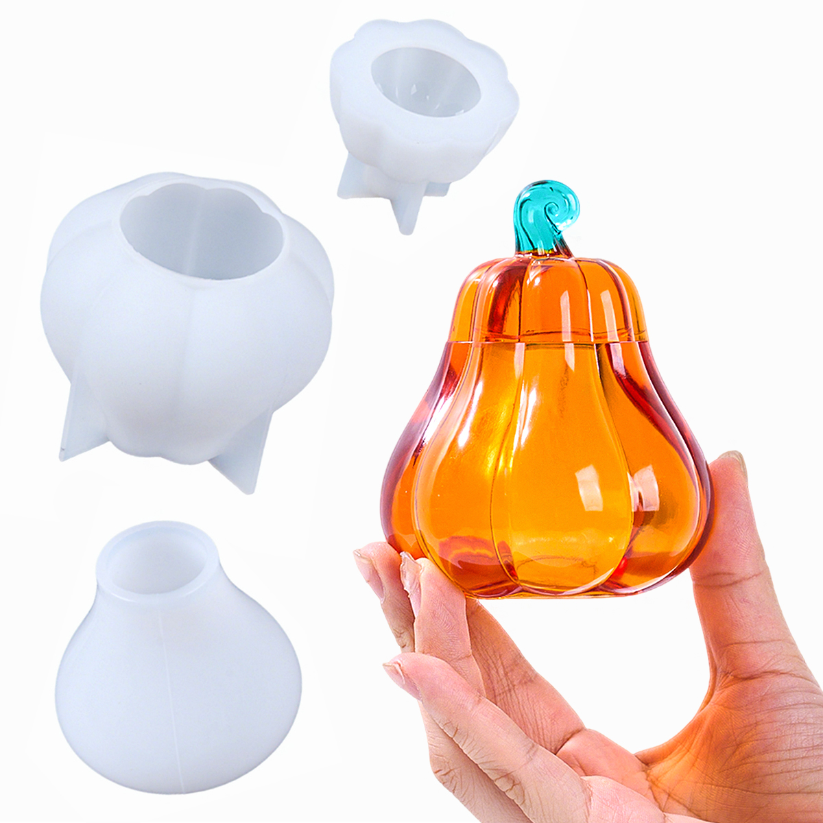 DIY Pumpkin Storage Box Silico - Resin Art Kit With Molds incelemesi ve fiyatı