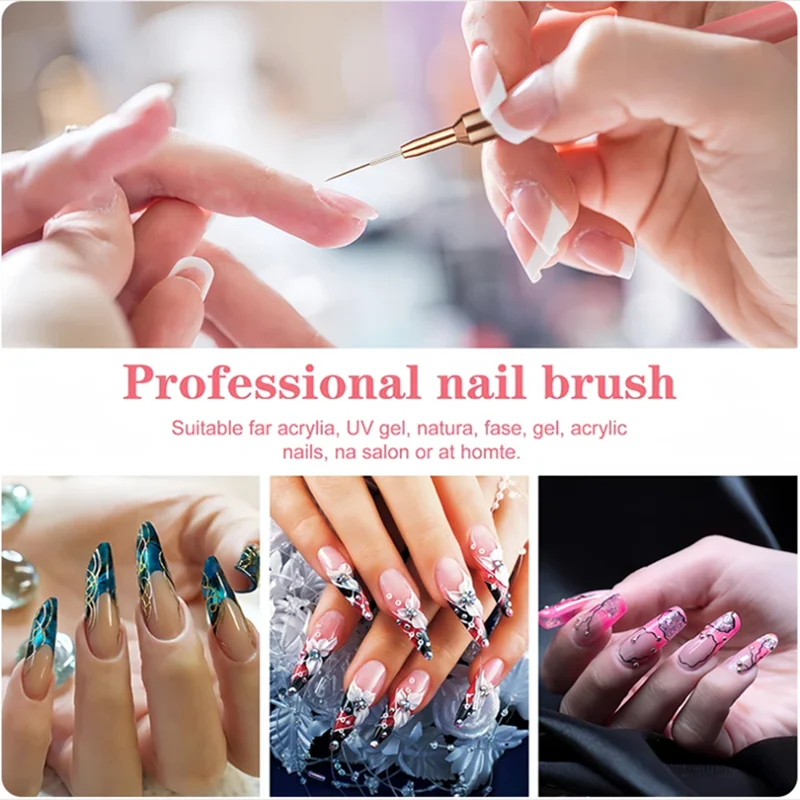 5pc/1set Nail Art Liner Brushe - Resin Art Gel incelemesi ve fiyatı