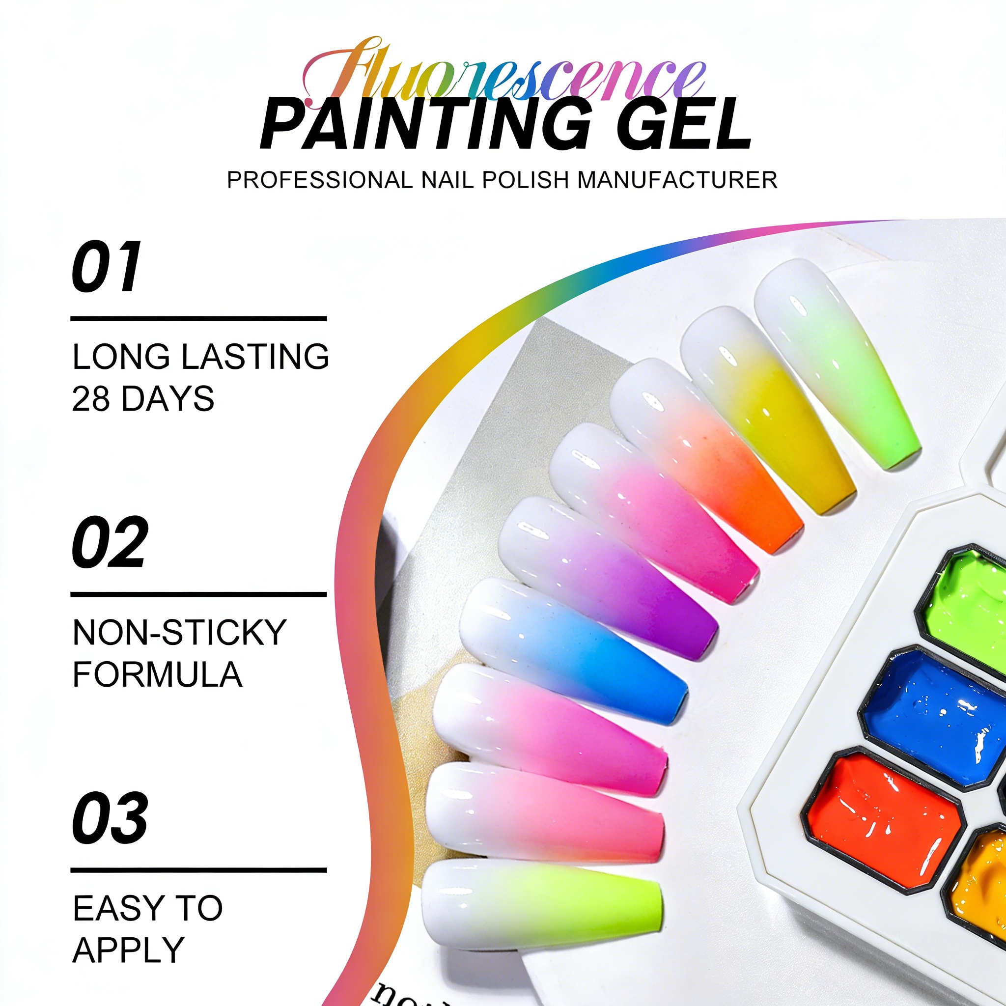 9-color solid nail polish ，pat - Resin Art Gel incelemesi ve fiyatı