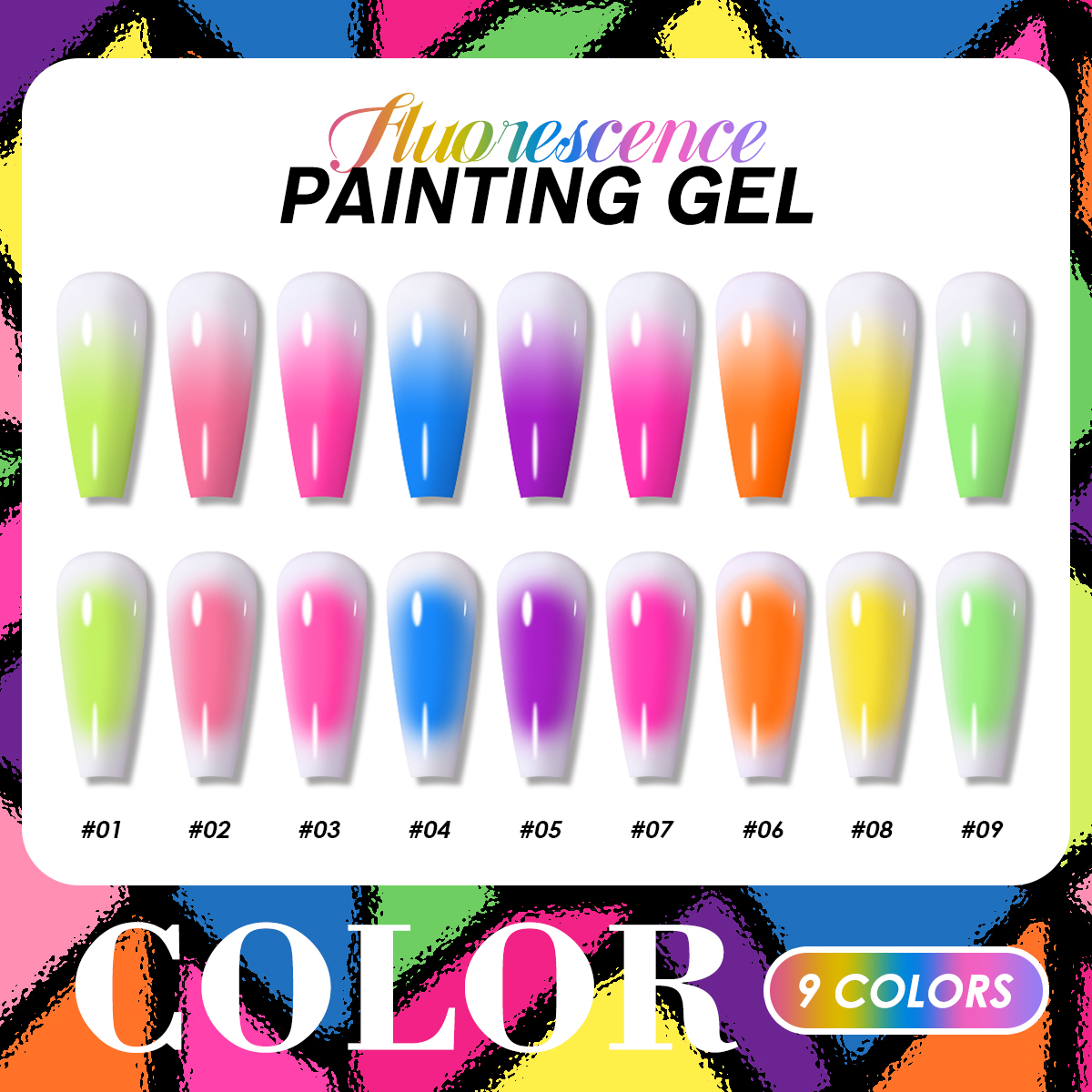 9-color solid nail polish ，pat - Resin Art Gel incelemesi ve fiyatı