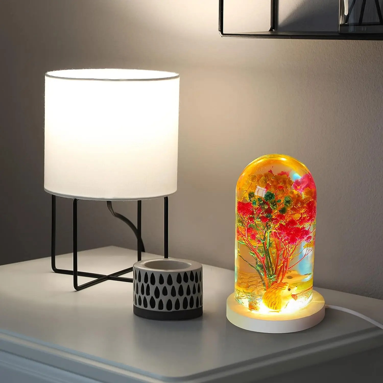 DIY Crystal Epoxy Resin Mold L - Resin Art Light incelemesi ve fiyatı