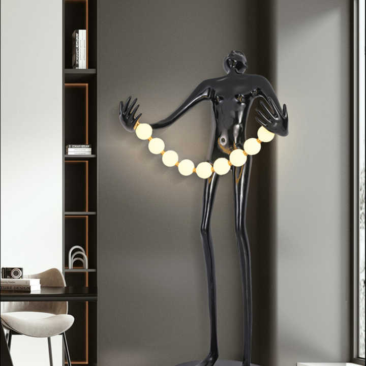 Statue Character Floor Lamp Ar - Resin Art Gallery incelemesi ve fiyatı