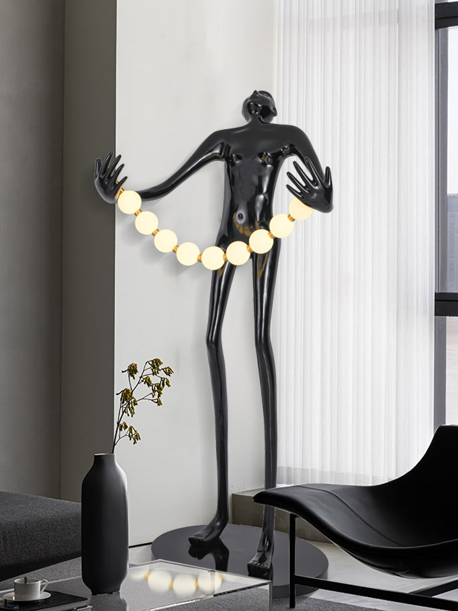 Statue Character Floor Lamp Ar - Resin Art Gallery incelemesi ve fiyatı