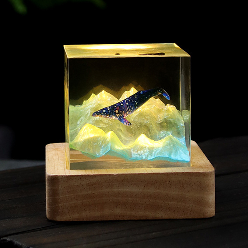 5cm Cube Organism Resin Table  - Resin Art Cube incelemesi ve fiyatı