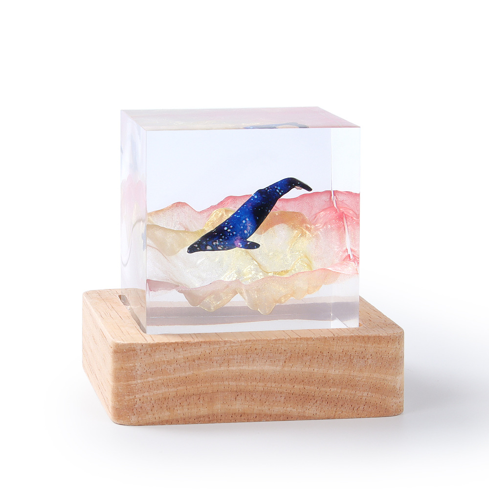 5cm Cube Organism Resin Table  - Resin Art Cube incelemesi ve fiyatı
