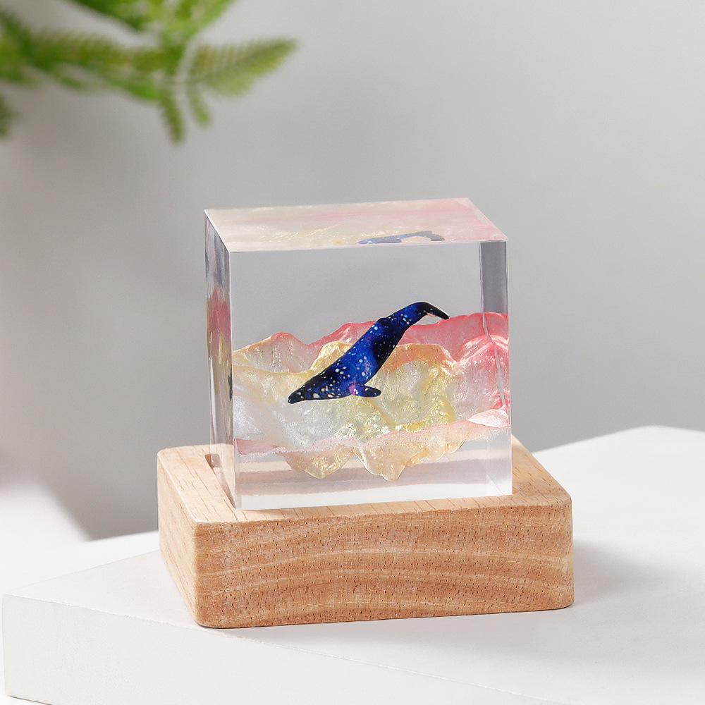 5cm Cube Organism Resin Table  - Resin Art Cube incelemesi ve fiyatı