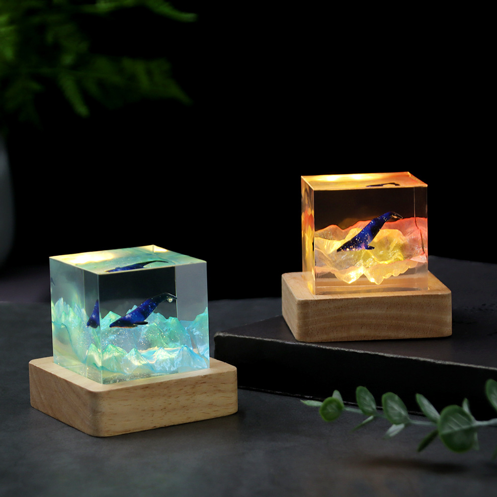 5cm Cube Organism Resin Table  - Resin Art Cube incelemesi ve fiyatı