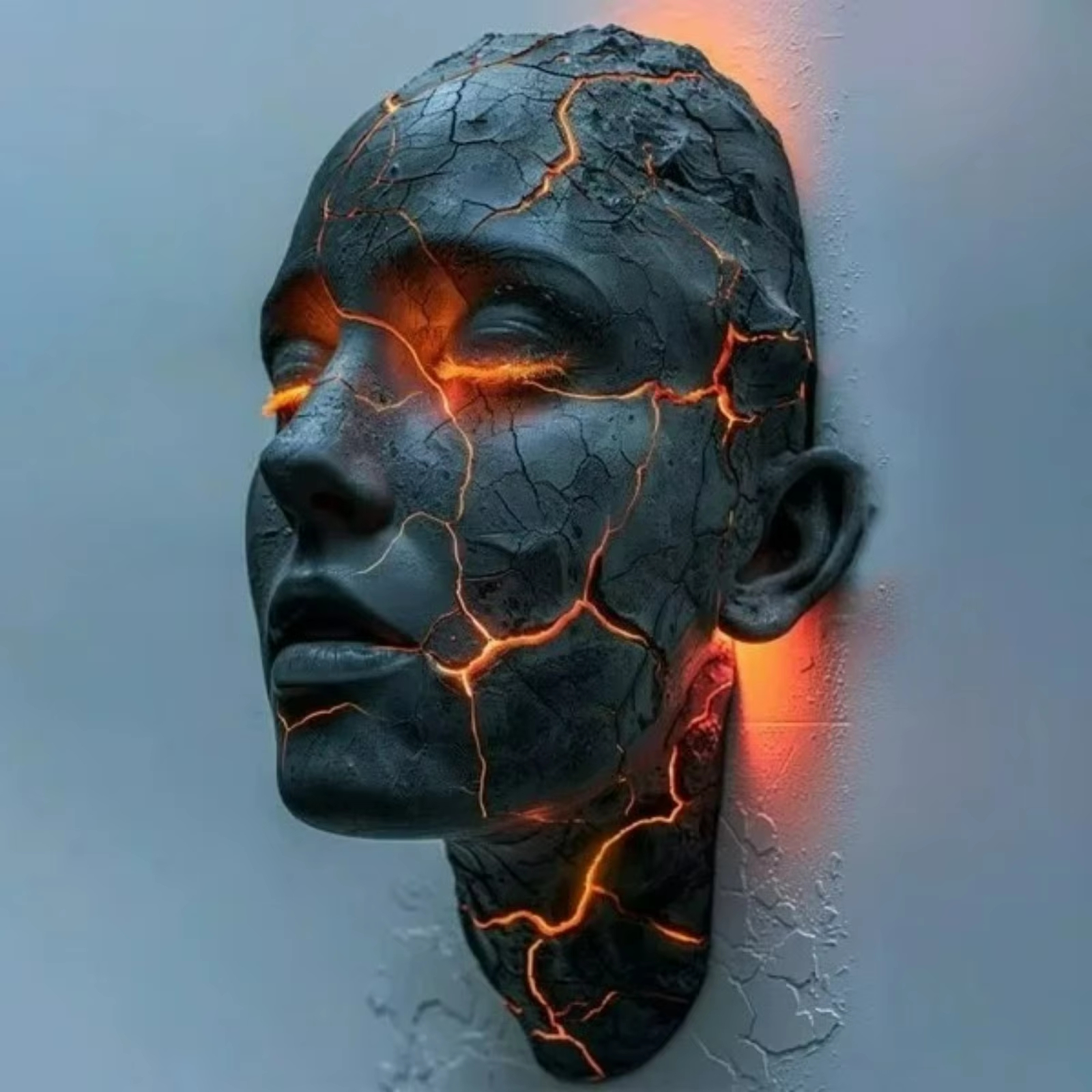 Cracked Soul Wall Lights Shatt - Resin Art Light incelemesi ve fiyatı