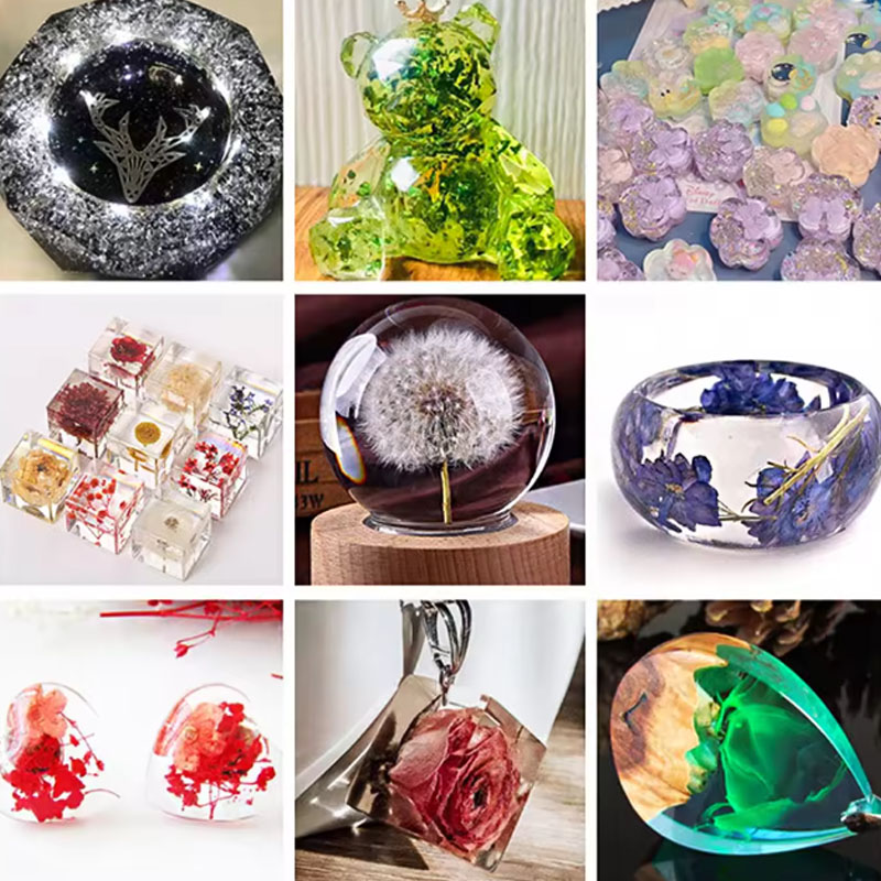 1:1 AB Epoxy Resin Glue Kits 5 - Resin Art Kit With Molds incelemesi ve fiyatı