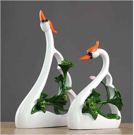 couples swan lovers art decora - Resin Art Anniversary Gift incelemesi ve fiyatı
