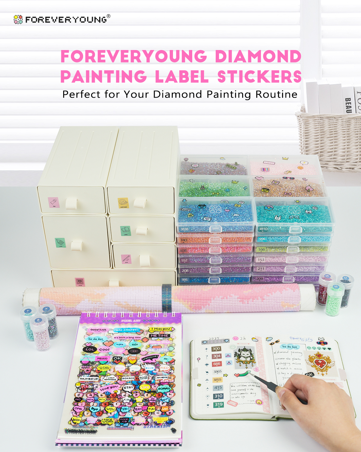 Diamond Painting Label Sticker - Resin Art Guide Book incelemesi ve fiyatı