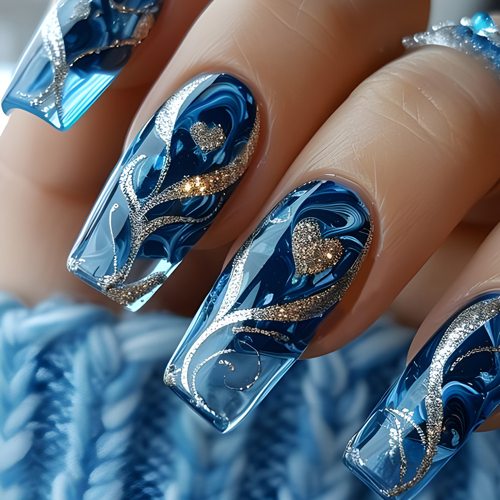 Gold Curve Sea Wave Press On N - Resin Art Ocean incelemesi ve fiyatı