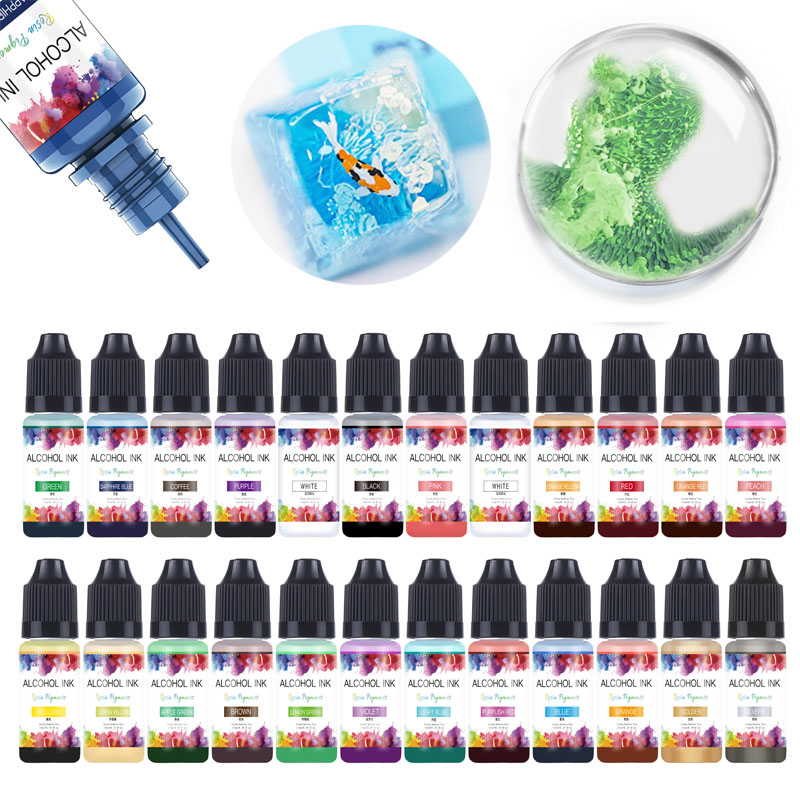 10ml Art Ink Alcohol Resin Pig - Resin Pigment Alcohol Ink incelemesi ve fiyatı