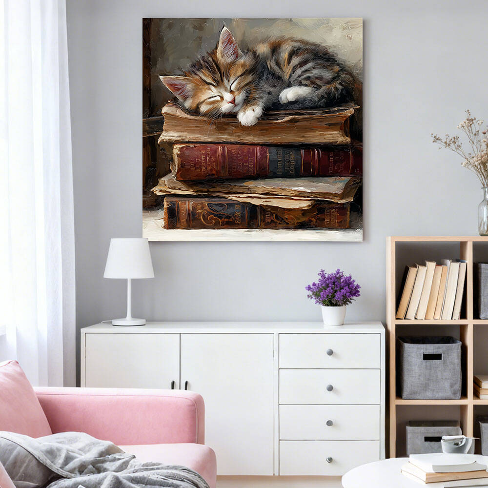 HUACAN 5D Diamond Painting Cat - Resin Art Guide Book incelemesi ve fiyatı
