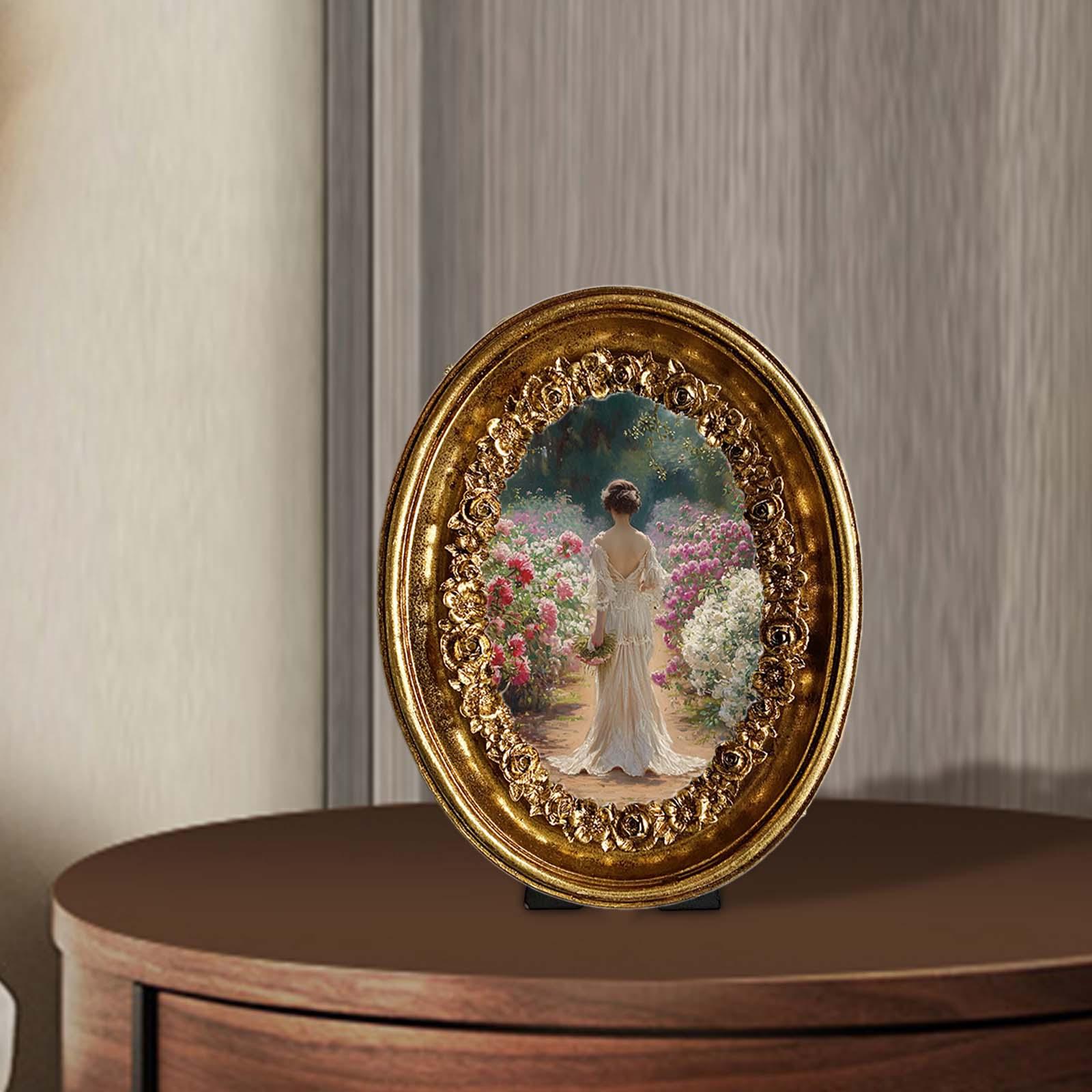Vintage Oval Photo Frame 5.8x7 - Resin Art Gallery incelemesi ve fiyatı