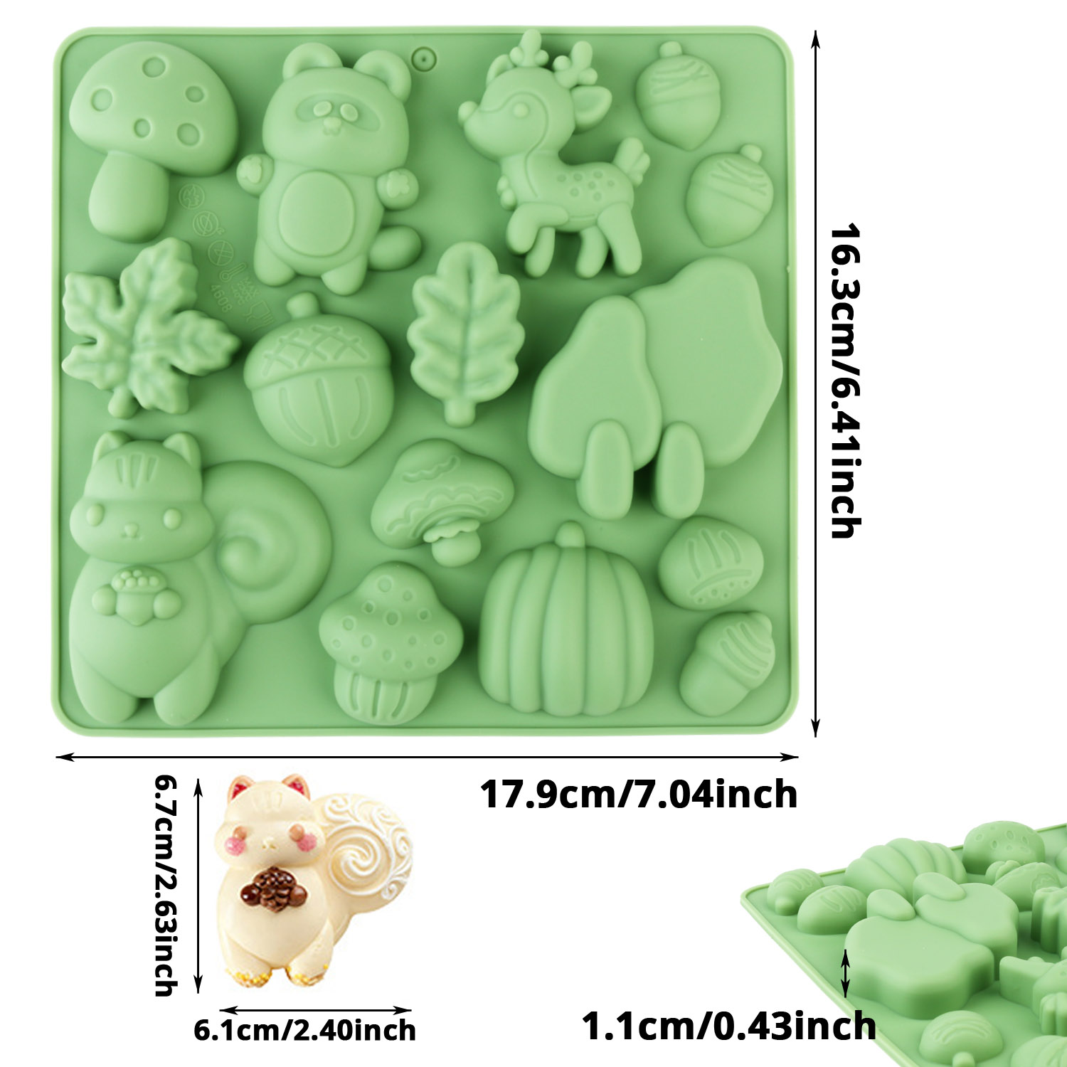 1 Silicone Cake Mold in the Sh - Resin Art Kit With Molds incelemesi ve fiyatı
