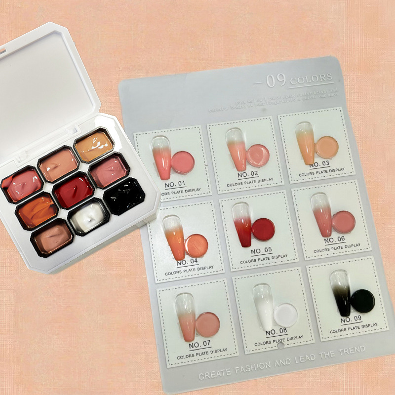 1pc Solid 9-grid Nail Patting  - Resin Art Gel incelemesi ve fiyatı