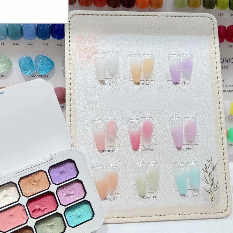 1pc Solid 9-grid Nail Patting  - Resin Art Gel incelemesi ve fiyatı