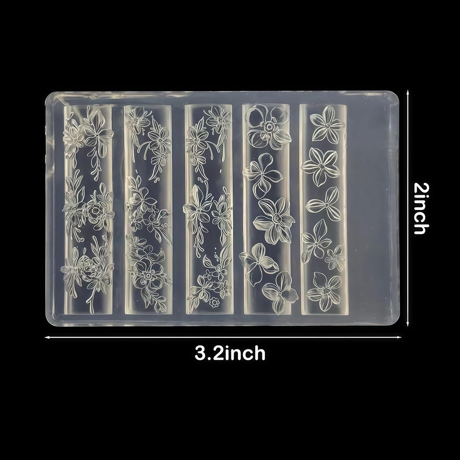 3D Flowers Nail Mold Silicone  - Resin Art Images incelemesi ve fiyatı