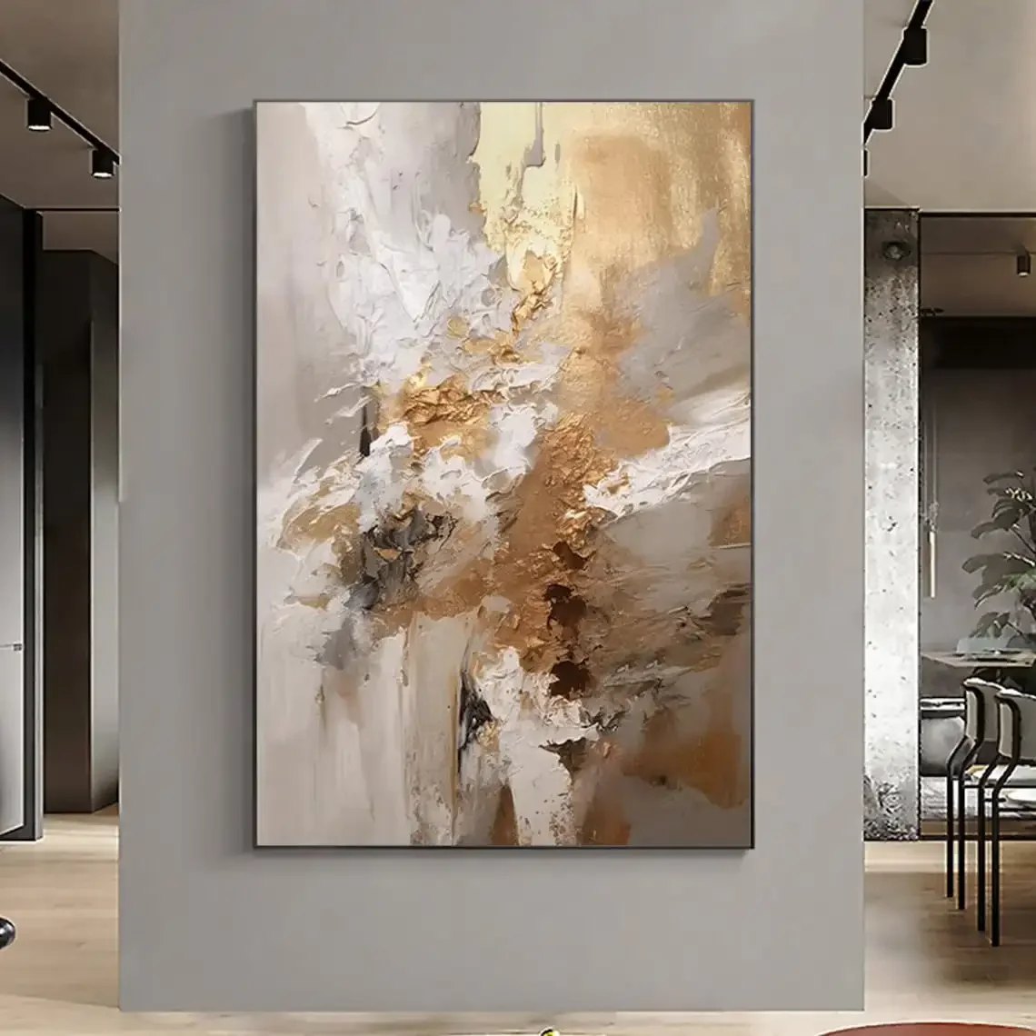 Abstract Texture Oil Painting  - Resin Art On Canvas incelemesi ve fiyatı