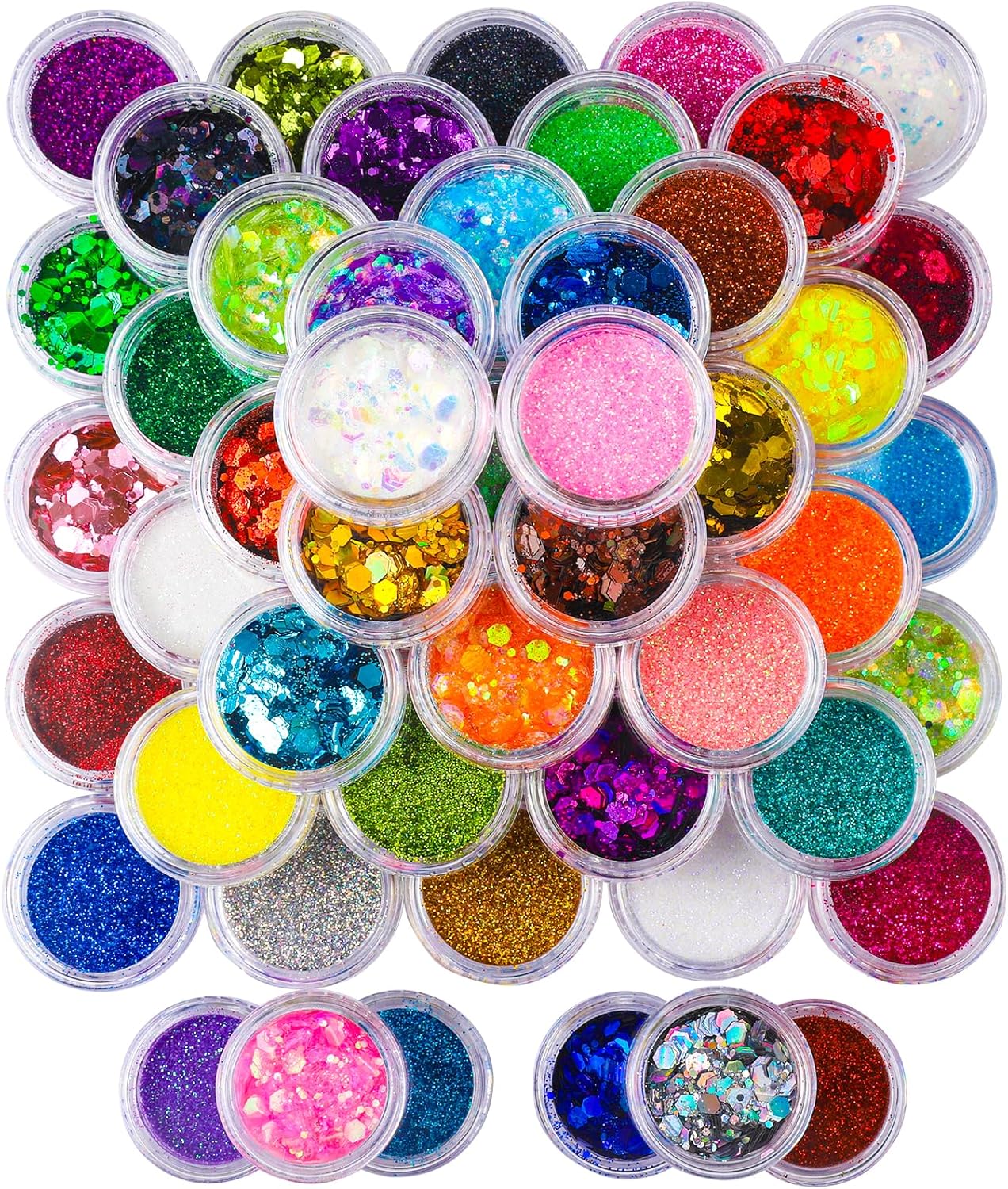 48 Color Chunky & Fine Glitter - Resin Art Images incelemesi ve fiyatı
