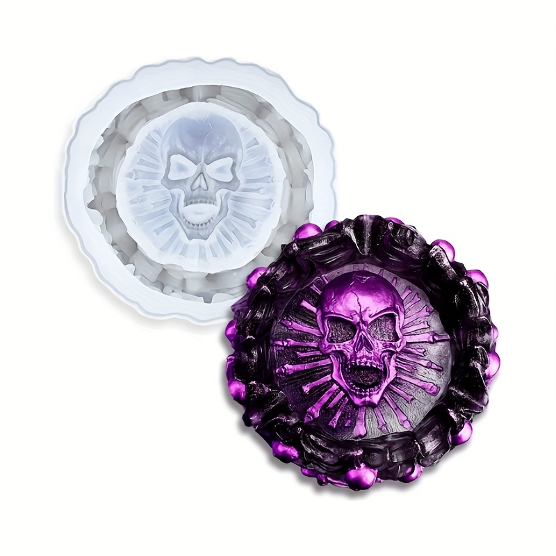 Ashtray mold, skull DIY craft  - Resin Art Kit With Molds incelemesi ve fiyatı