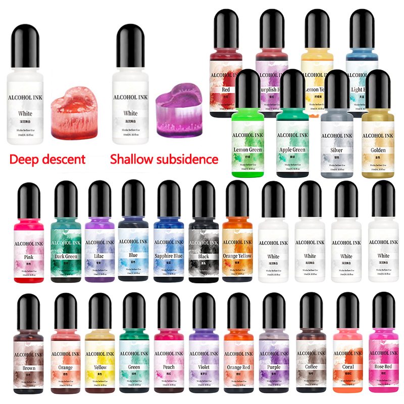 10ml Colorant Dye For DIY Epox - Resin Pigment Alcohol Ink incelemesi ve fiyatı