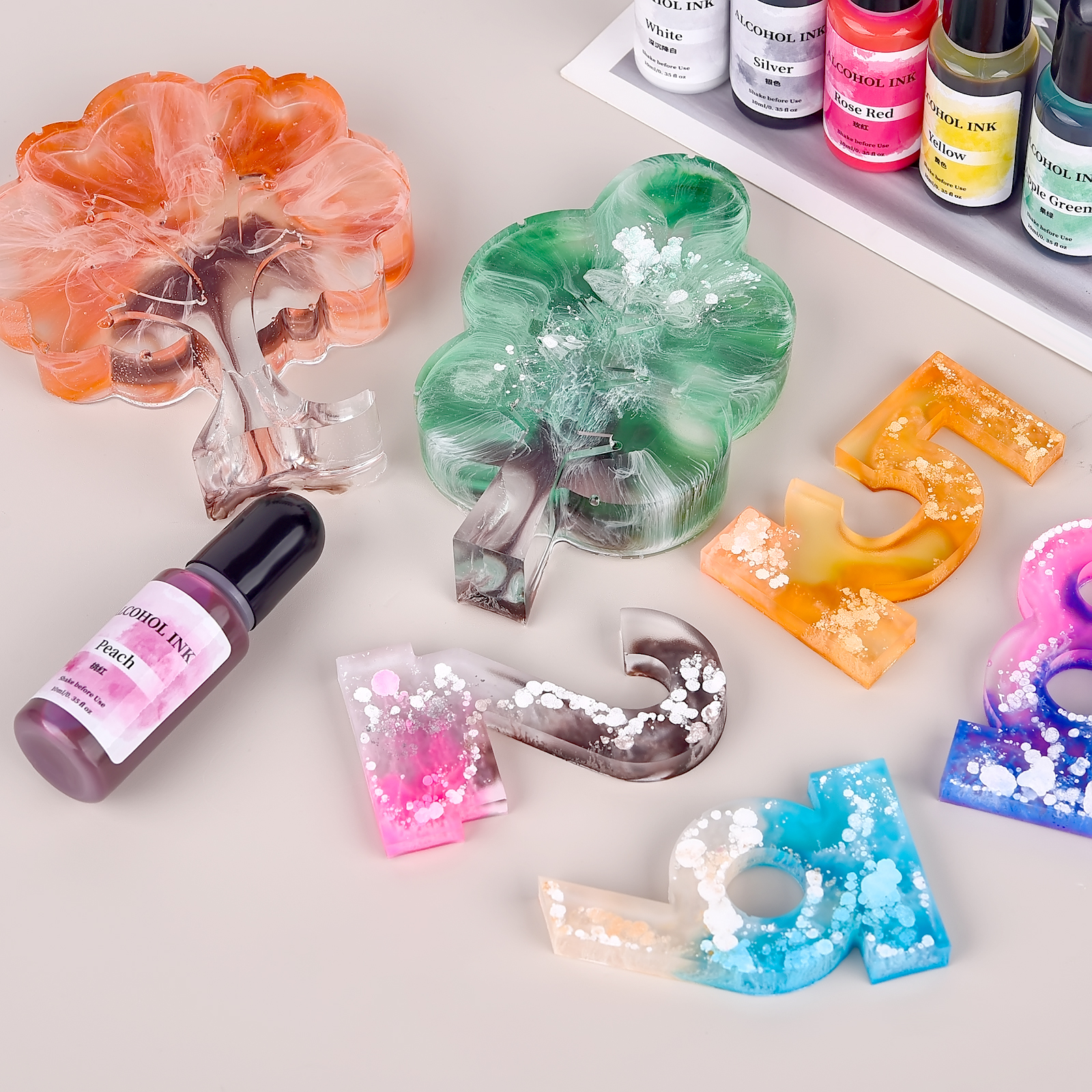 10ml Colorant Dye For DIY Epox - Resin Pigment Alcohol Ink incelemesi ve fiyatı