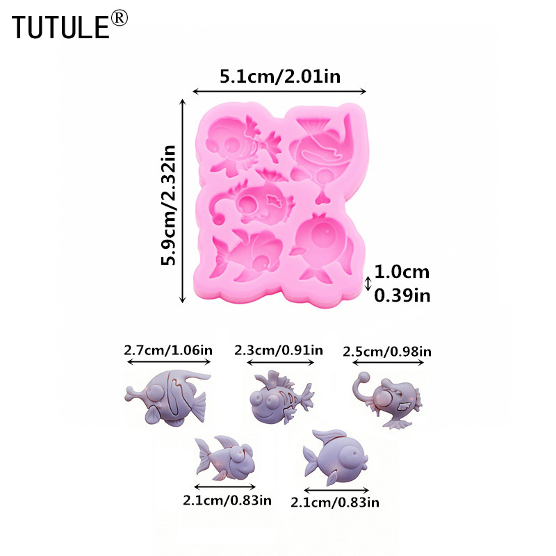 DIY Small Fish Flip Candy Choc - Resin Art Mold incelemesi ve fiyatı
