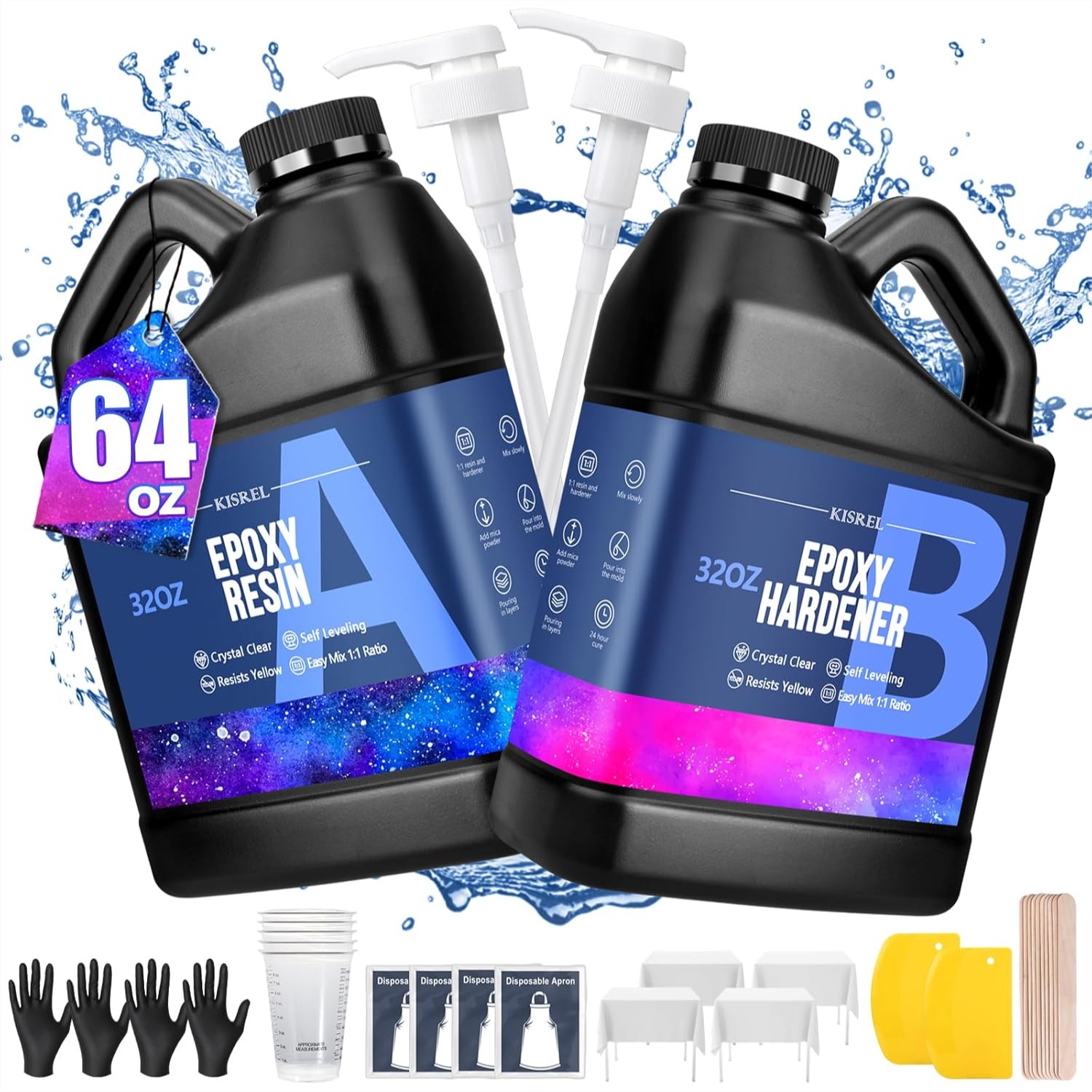 Crystal Clear Epoxy Resin Kit  - Resin Art Images incelemesi ve fiyatı