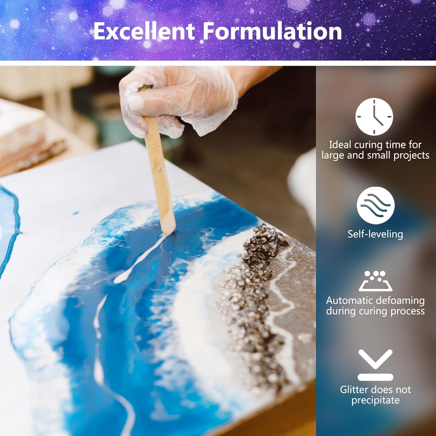 Crystal Clear Epoxy Resin Kit  - Resin Art Images incelemesi ve fiyatı