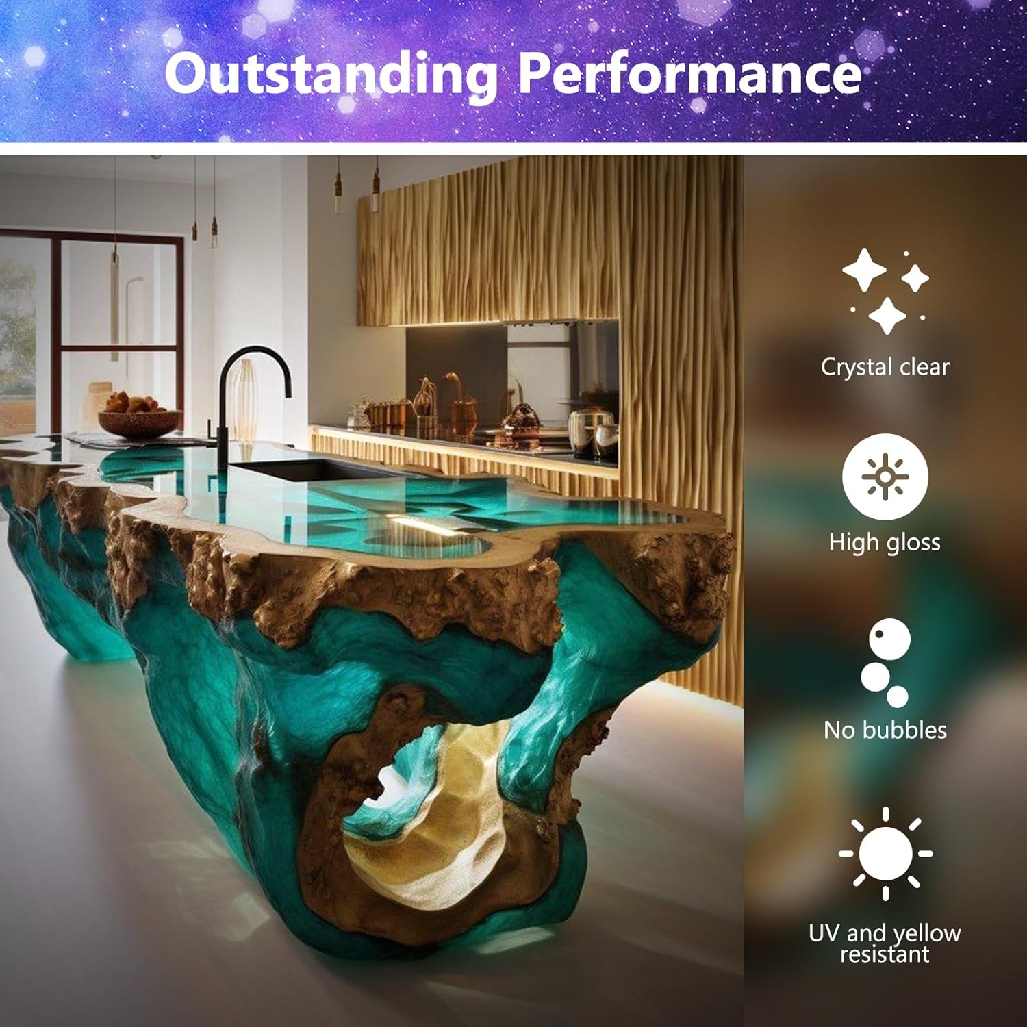 Crystal Clear Epoxy Resin Kit  - Resin Art Images incelemesi ve fiyatı