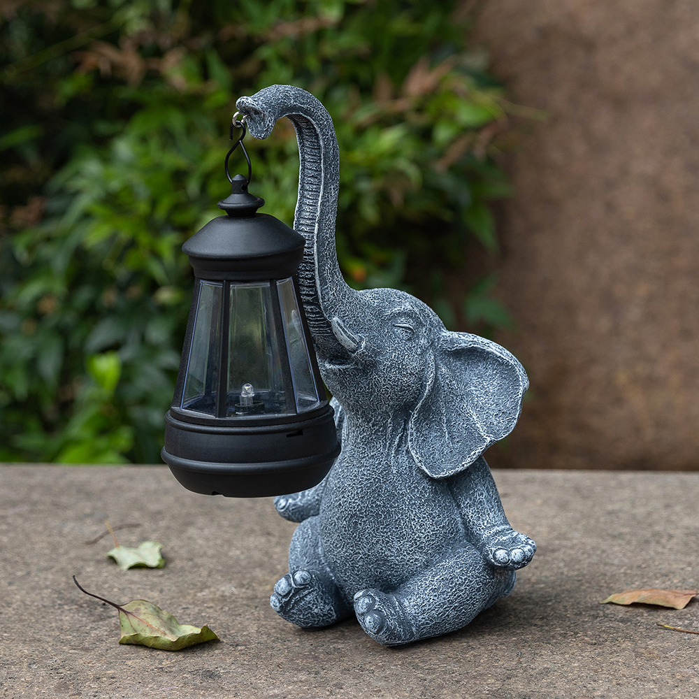 Cute Elephant Resin Statue Wit - Resin Art Light incelemesi ve fiyatı