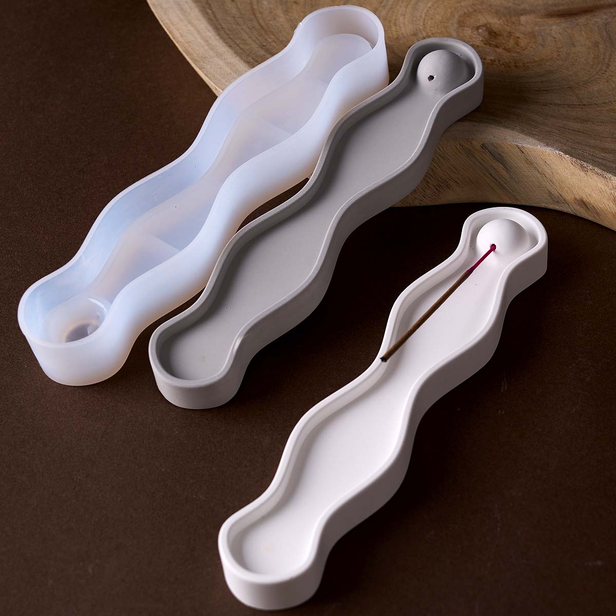 Wave Long Incense Insert Tray  - Resin Art Ocean incelemesi ve fiyatı